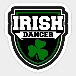 Irish Dance Badge - Shamrock (Adult) Sticker